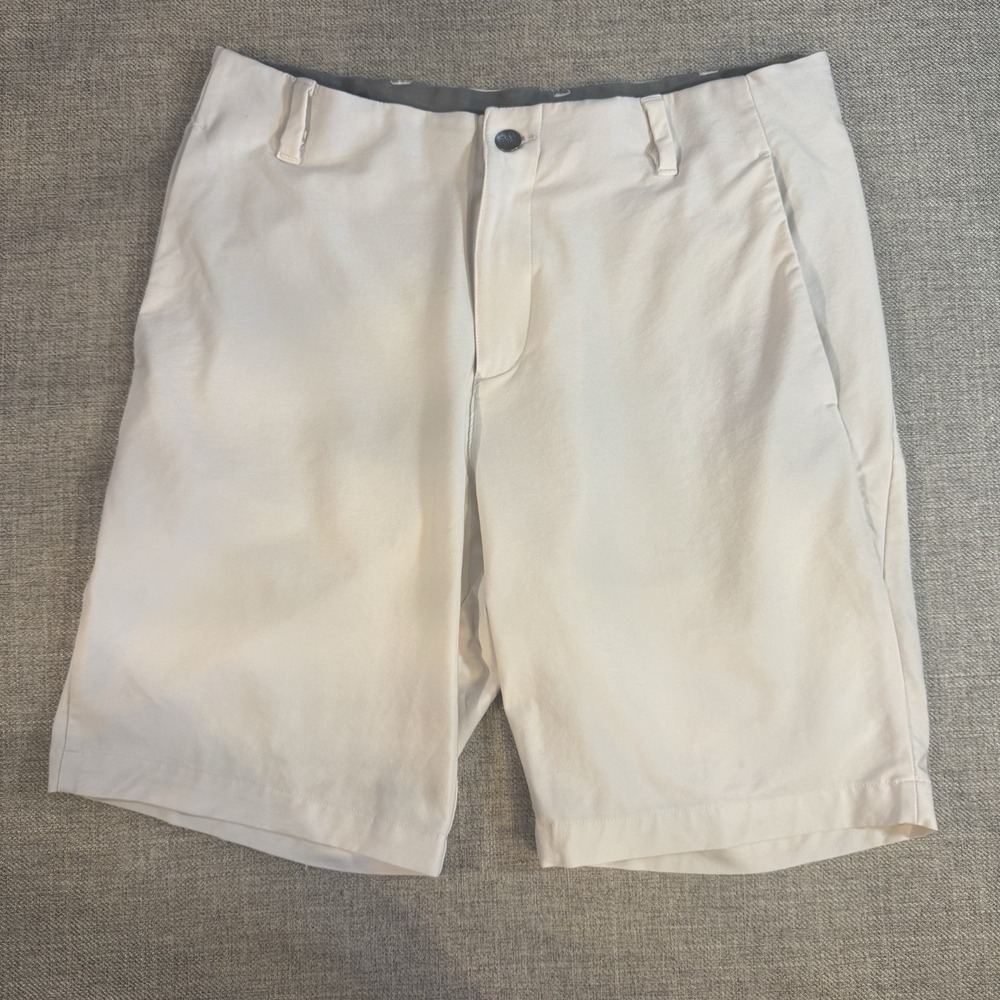 Adidas‎ Golf Shorts Mens 30 White Performance Flat Front Lightweight
